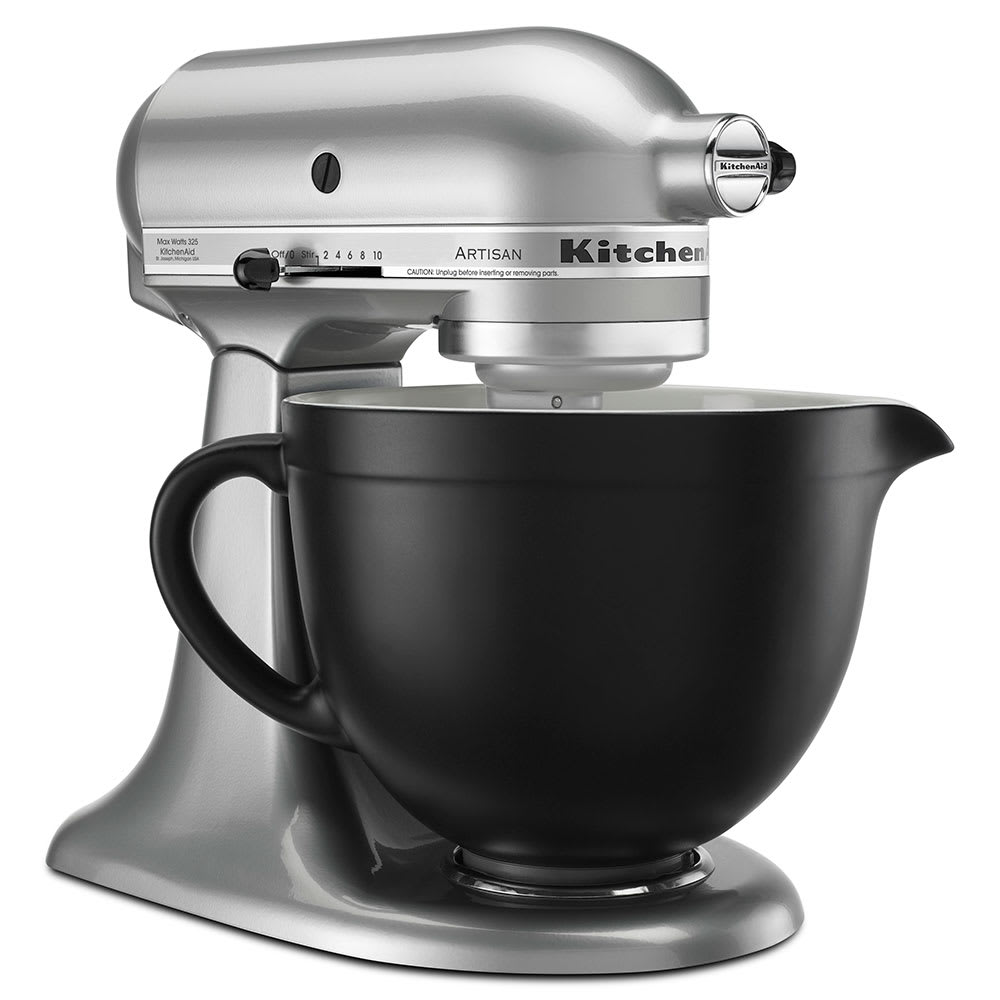 5-Qt Artisan Stand Mixer (Black Matte), KitchenAid