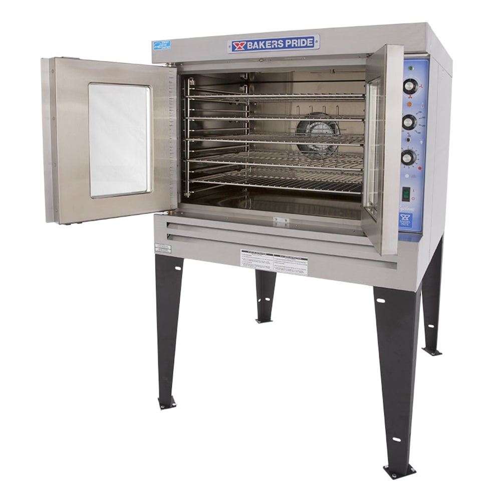455-GDCOG1NG Cyclone Single Full Size Natural Gas Convection Oven - 60,000 BTU