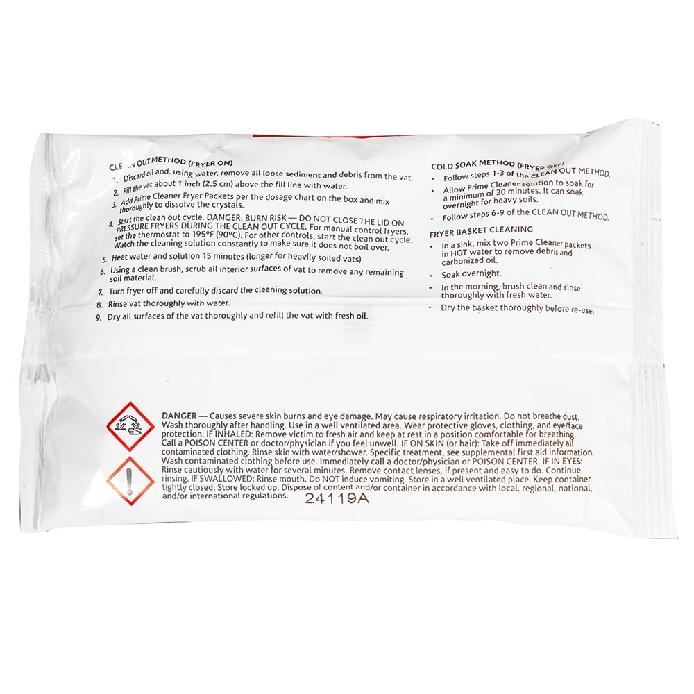 Henny Penny 12400 Prime Cleaner Fryer Boilout Packets