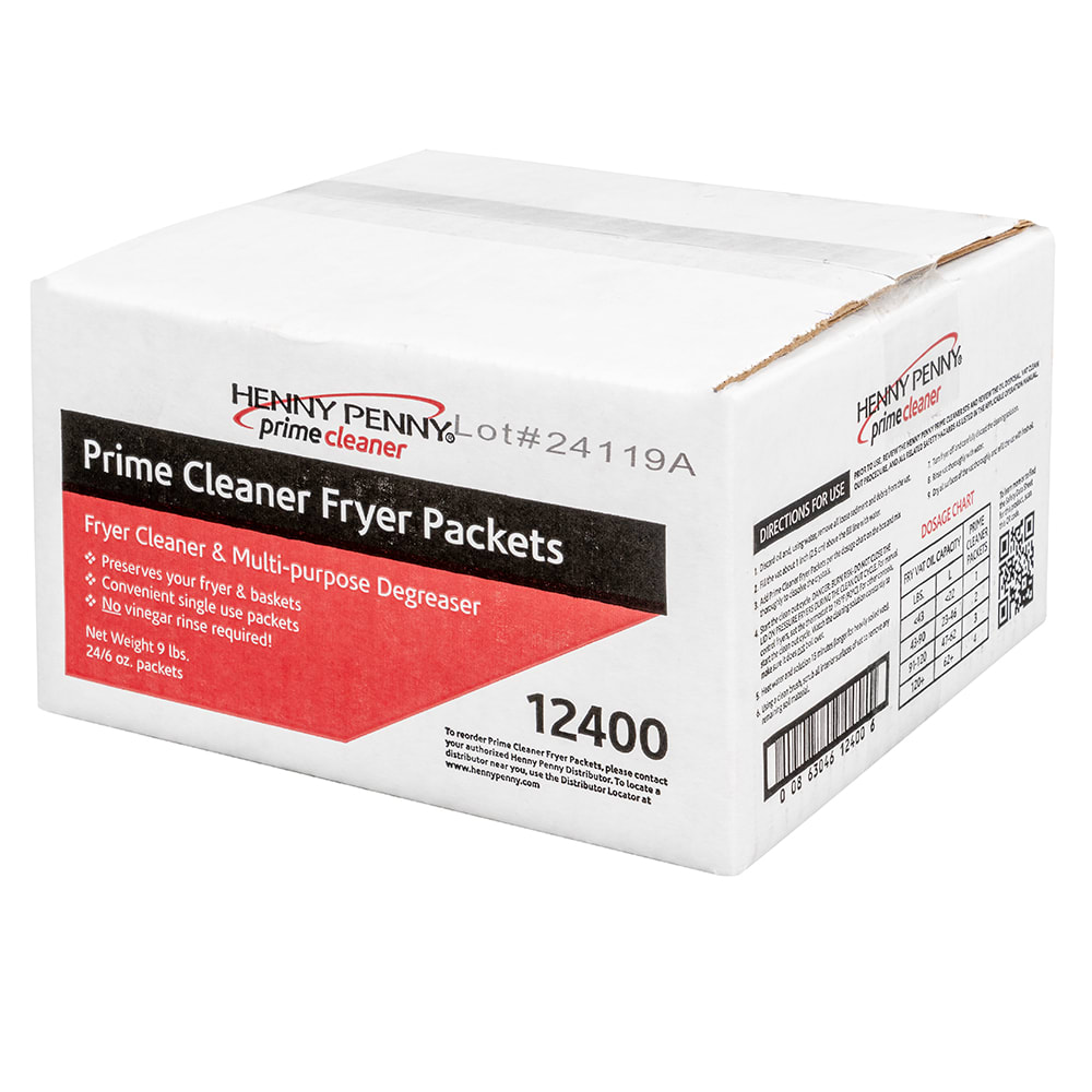 Henny Penny 12400 Prime Cleaner Fryer Boilout Packets