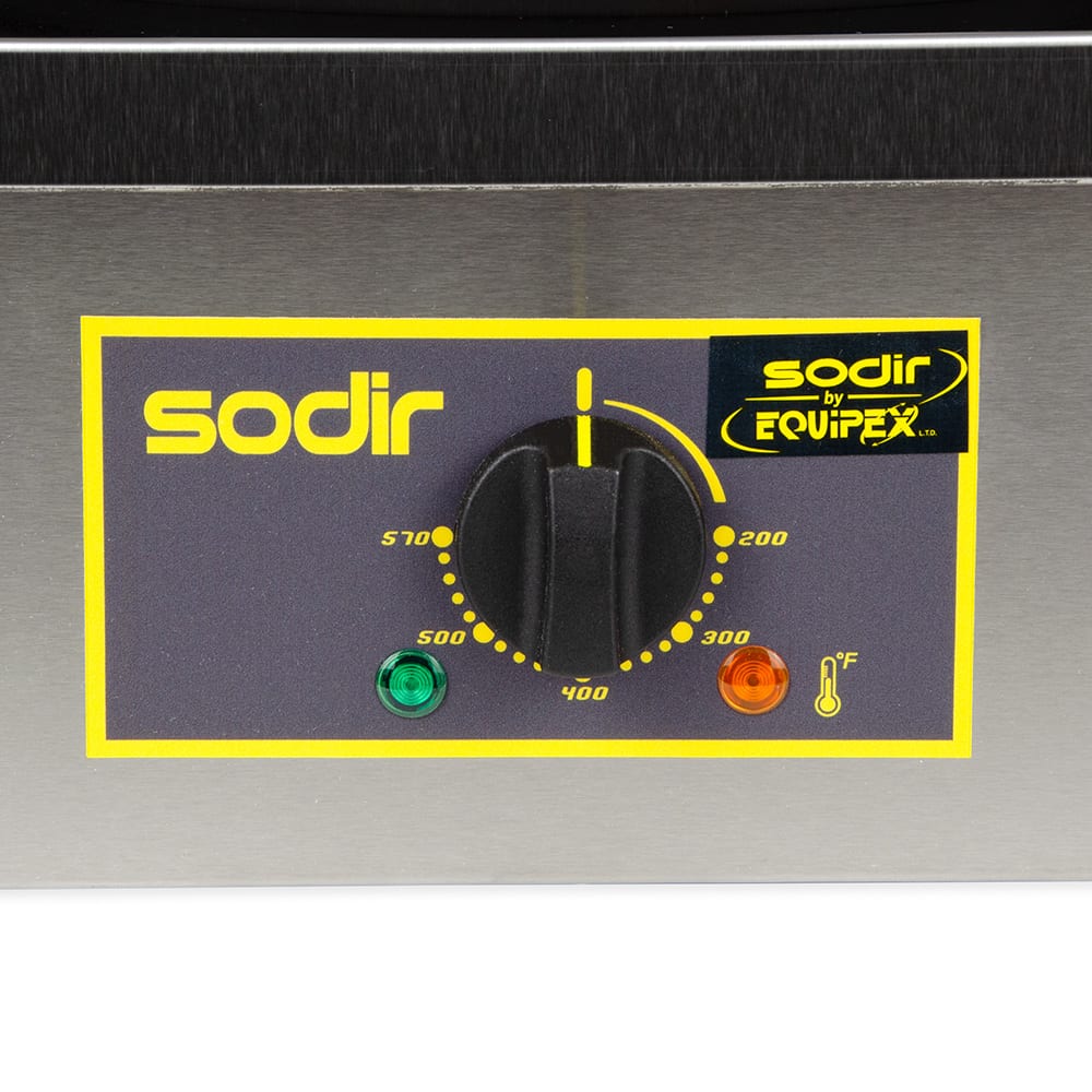 Equipex 350E 13 3/4" Single Crepe Maker w/ Cast Iron Plate, 208v/1ph