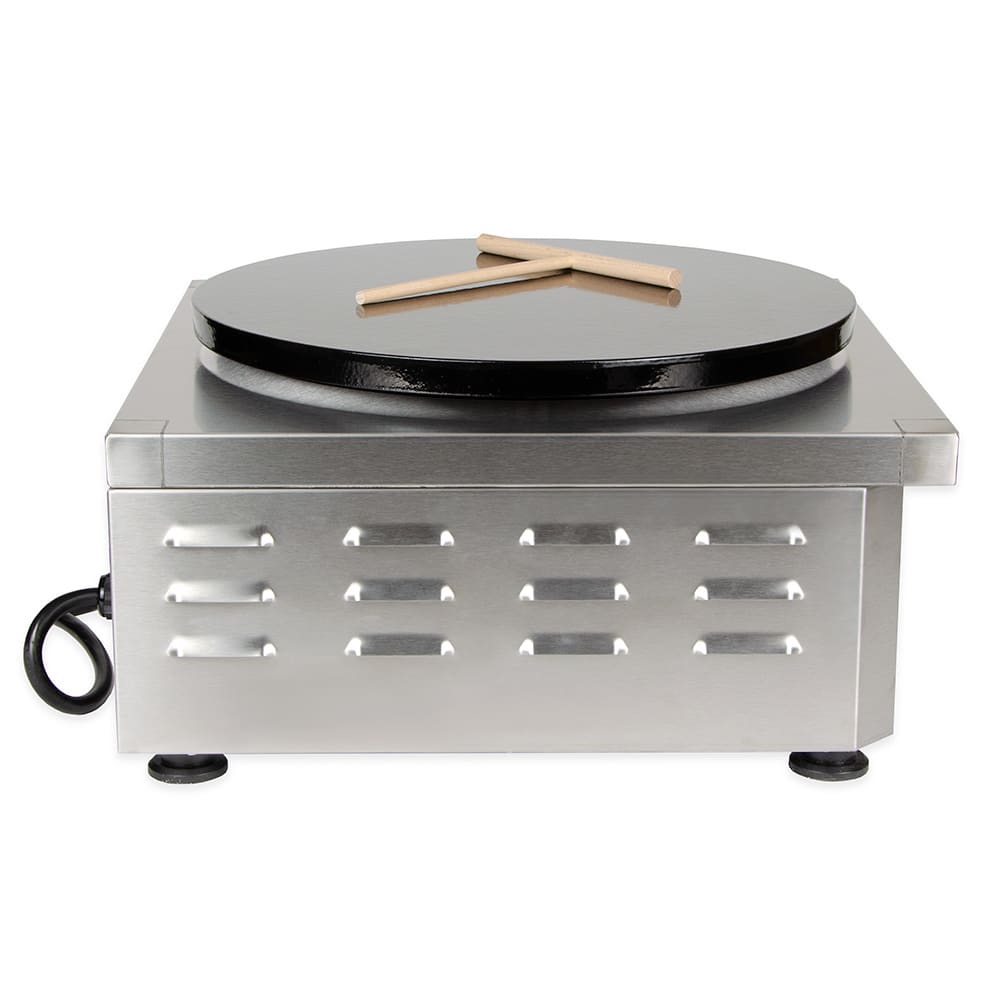 Equipex 400E 15 3/4" Single Crepe Maker w/ Cast Iron Plate, 240v/1ph