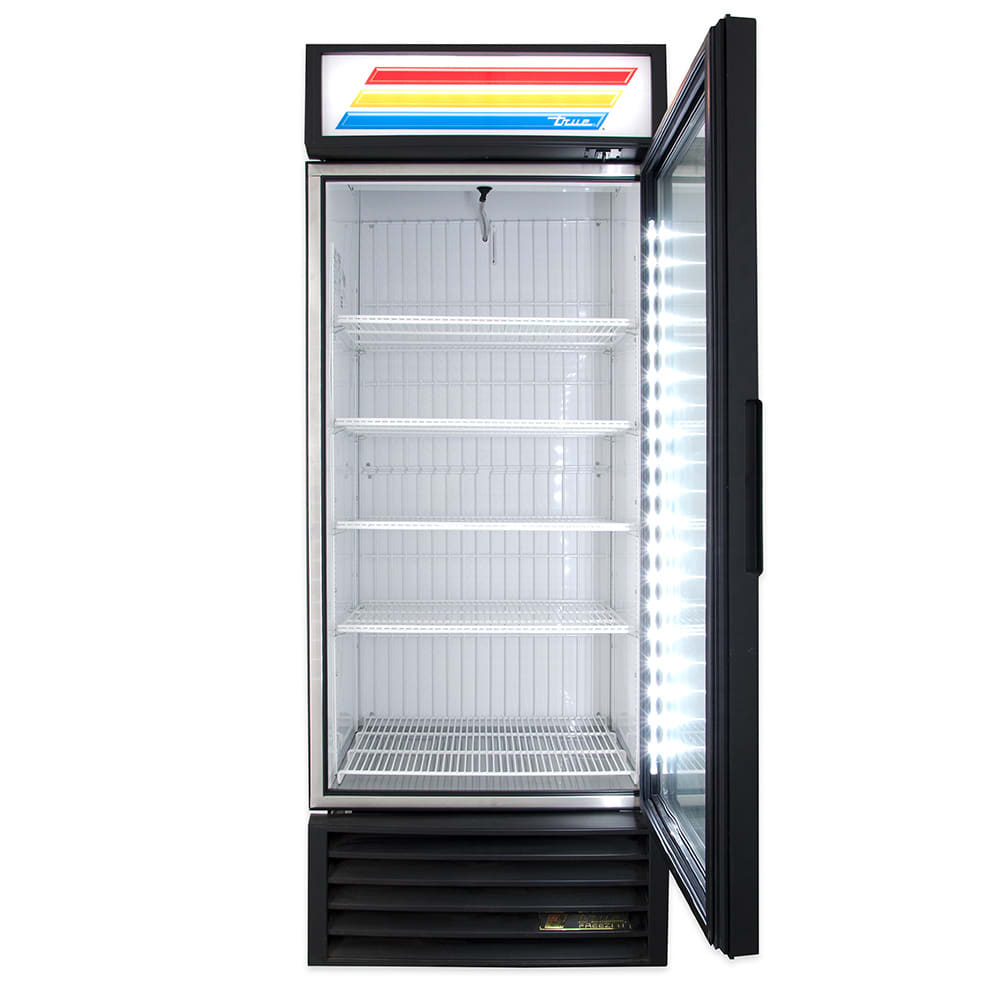 Stainless Steel 5 Vertical Glass Single Door Display Freezer