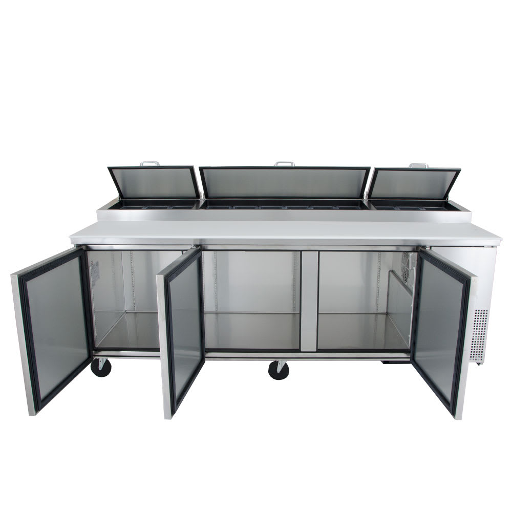 True TPP93 93" Pizza Prep Table w/ Refrigerated Base, 115v