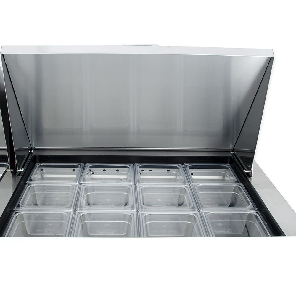 True TSSU-72-30M-B-ST-HC 72 3-Section 30-Pan Refrigerated