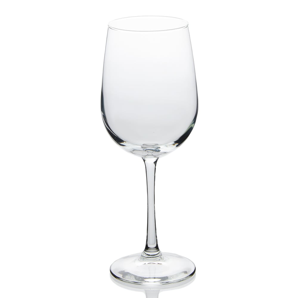 Libbey Glassware Vina Tall Wine Glasses, 16 Oz, Clear, Pack Of 12 Glasses