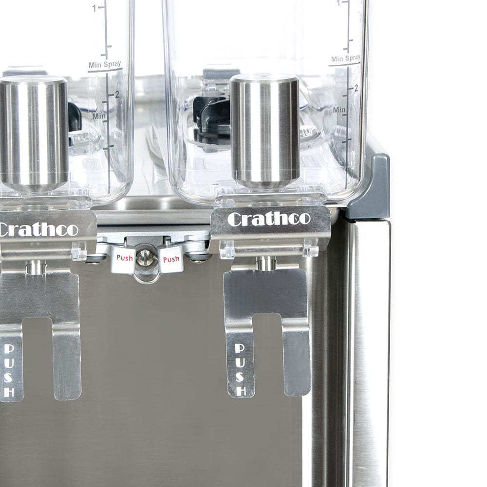 Crathco C-4D-16 G-Cool Mini Quattro Quadruple 2.4 Gallon Bowl Premix Cold  Beverage Dispenser - 120V