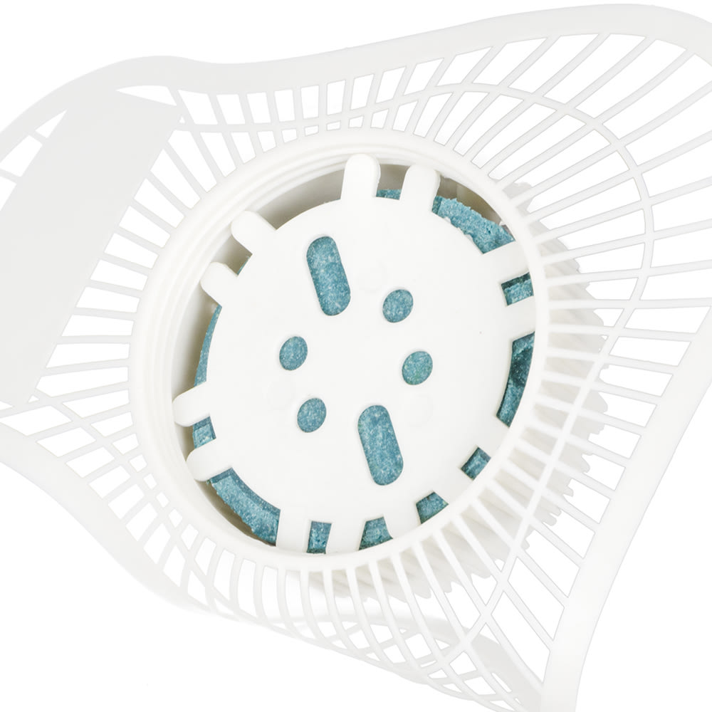 Clean Up 1110386 Urinal Screen w/ 3 1/2 oz Enzyme Block 6 3/4" x 6 3/