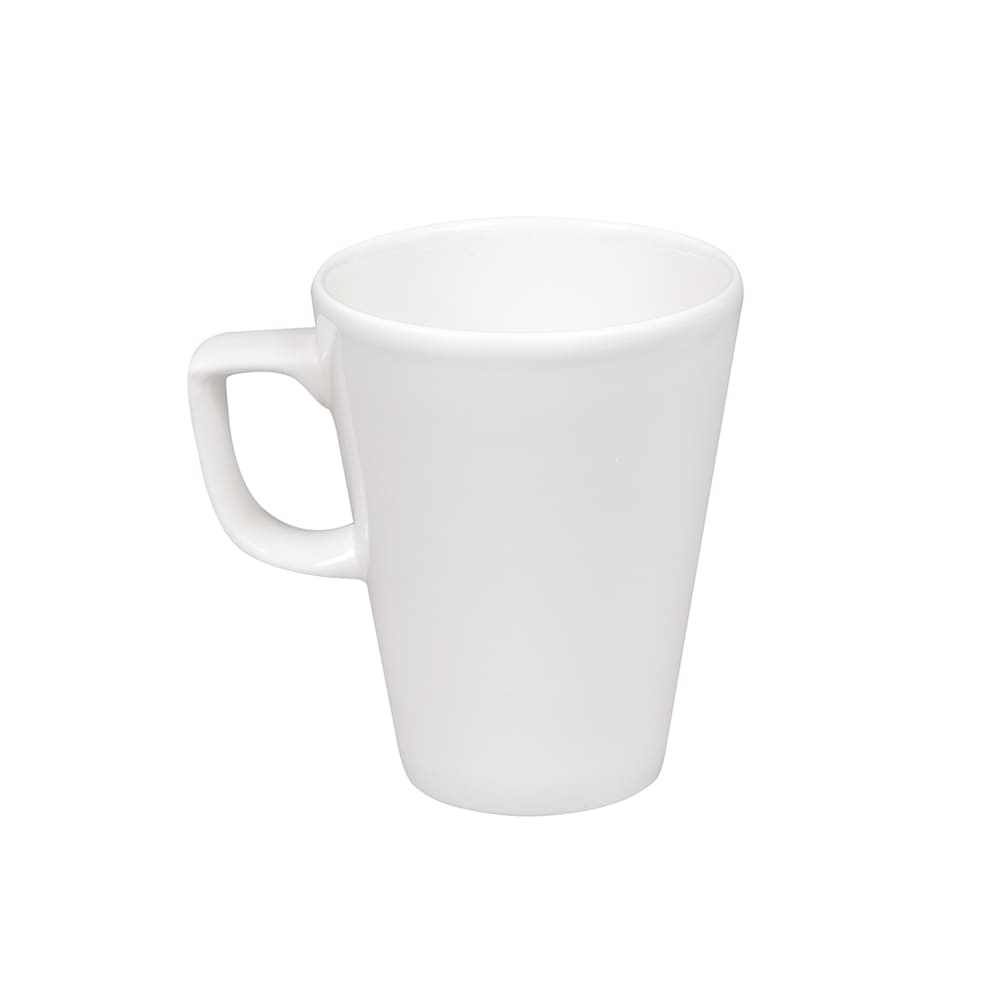 Vitrified Cafe Latte Mug - 16 oz. Red & White