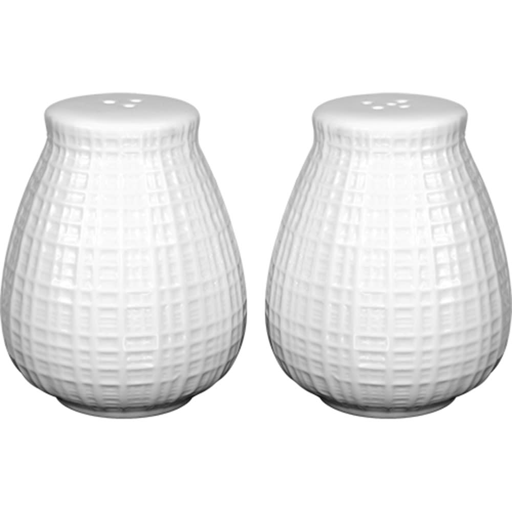 129-DR101 2 5/8" Salt & Pepper Shaker Set - Porcelain