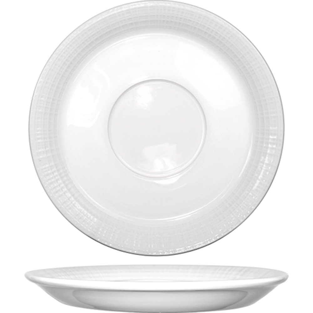 129-DR2 6 1/2" Round Dresden™ Saucer - Porcelain, Bright White