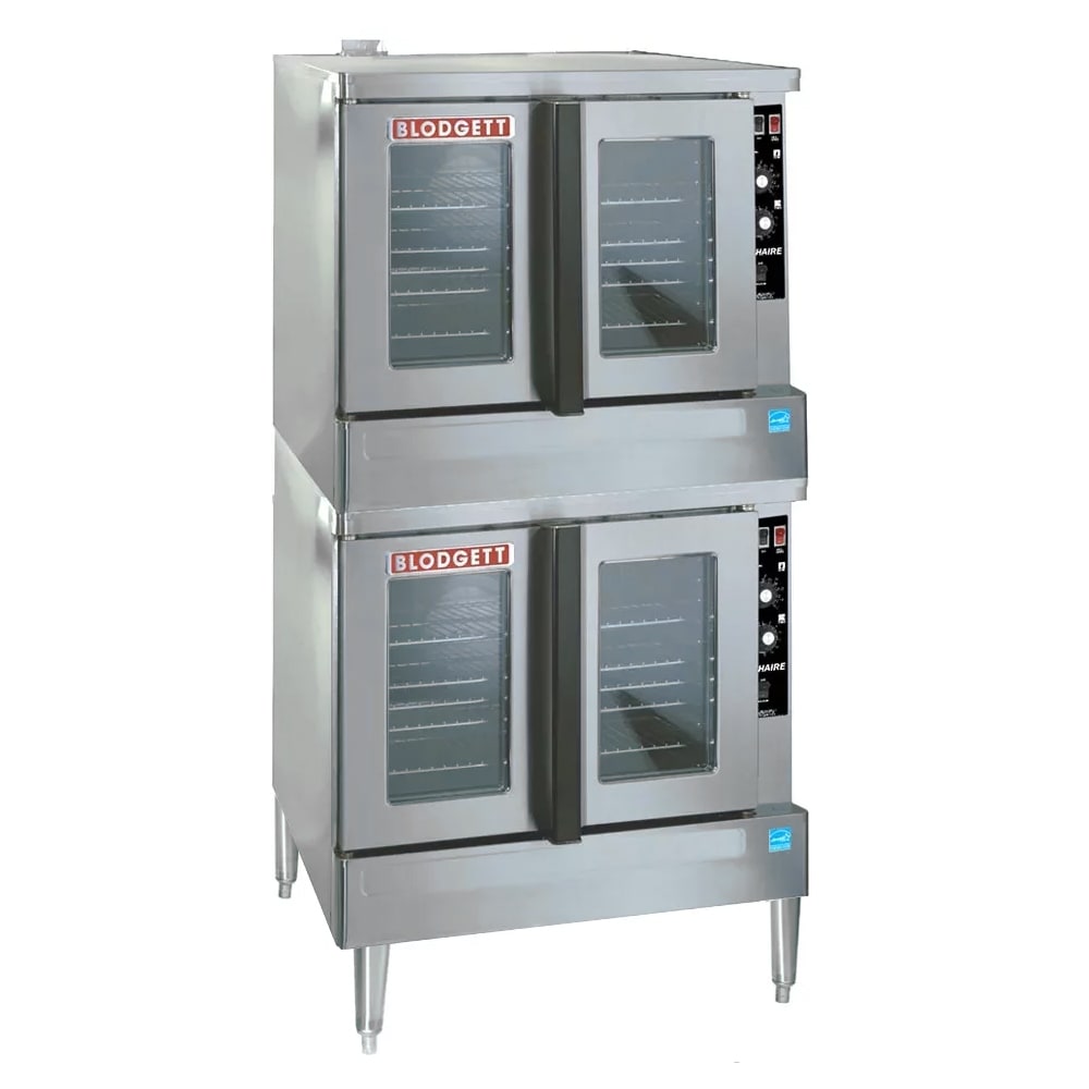 015-ZEPHEPLUSDBL2201 Zephaire Bakery Depth Double Full Size Electric Convection Oven - 22kW, 240v...