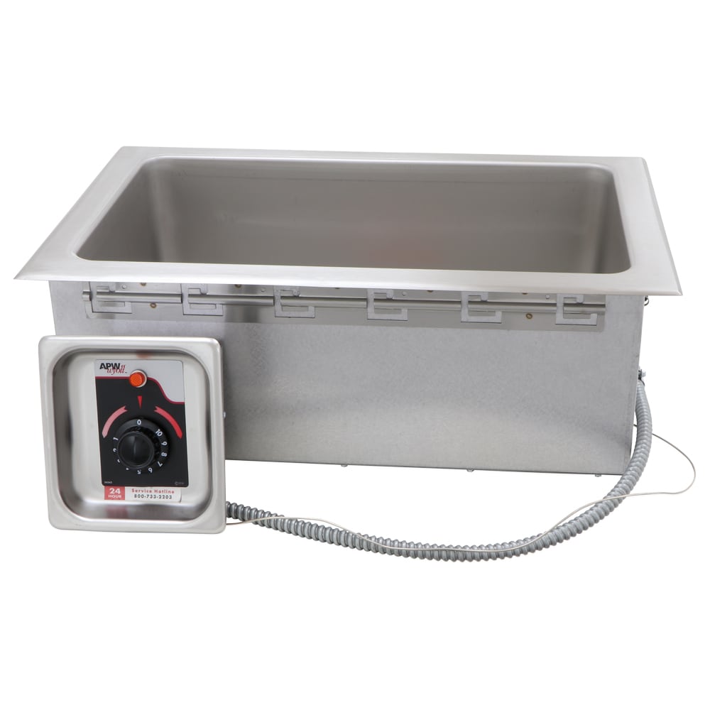 011-HFW1D208 Drop-In Hot Food Well w/ (1) Full Size Pan Capacity, 208v/1ph