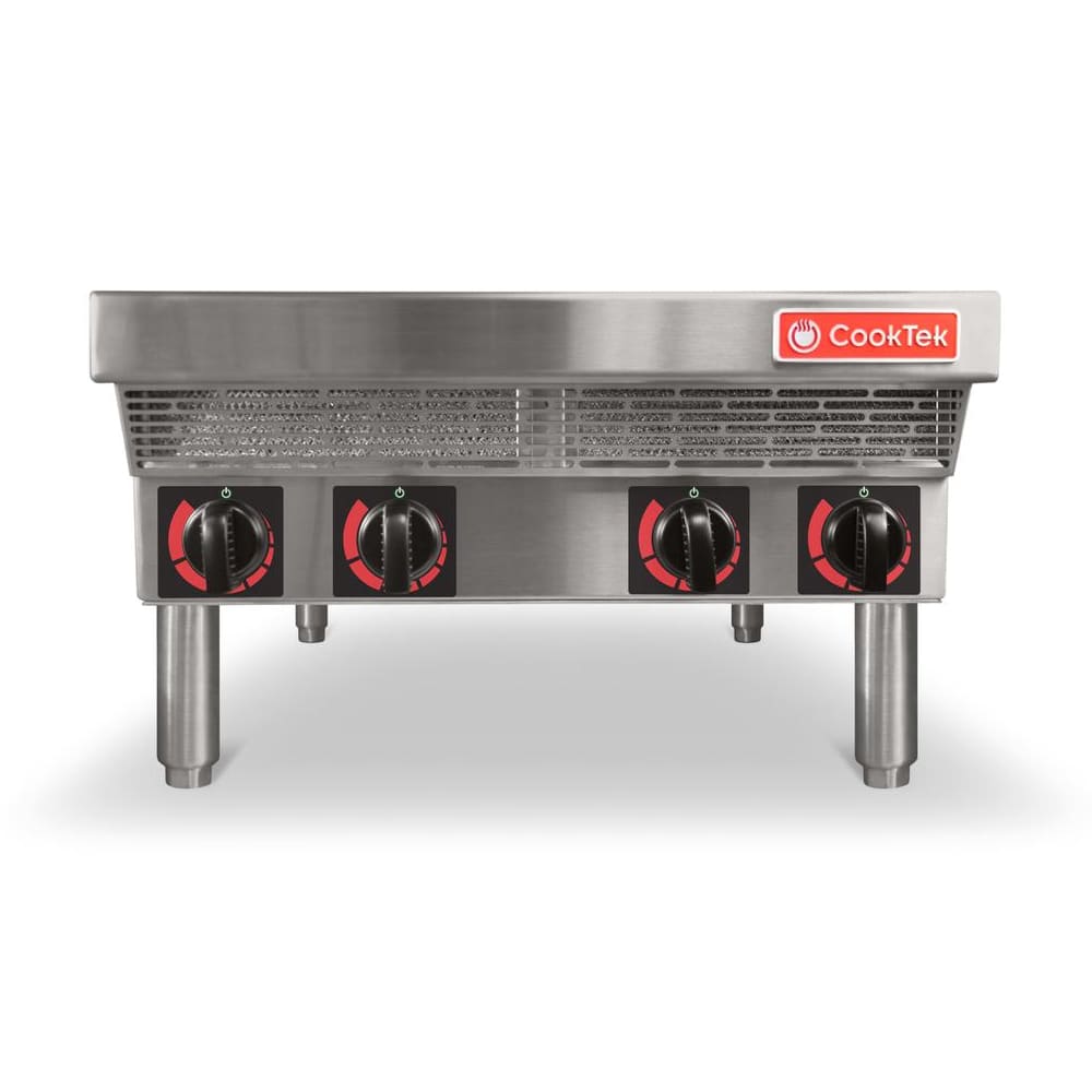 CookTek 645100 Countertop Induction Range w/ (4) Burners, 208v/3ph