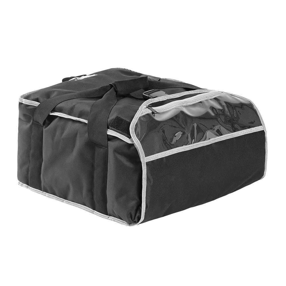 175-VPB118 Pizza Delivery Bag w/ Carrying Straps - 19"W x 19"D x 9"H, Black