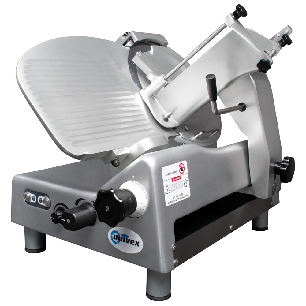 071-8713S115 Premium™ Series Automatic Meat & Cheese Slicer w/ 13" Blade - Gear Driven,...
