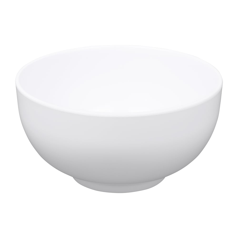 701-D54W 48 oz Round Melamine Serving Bowl, White
