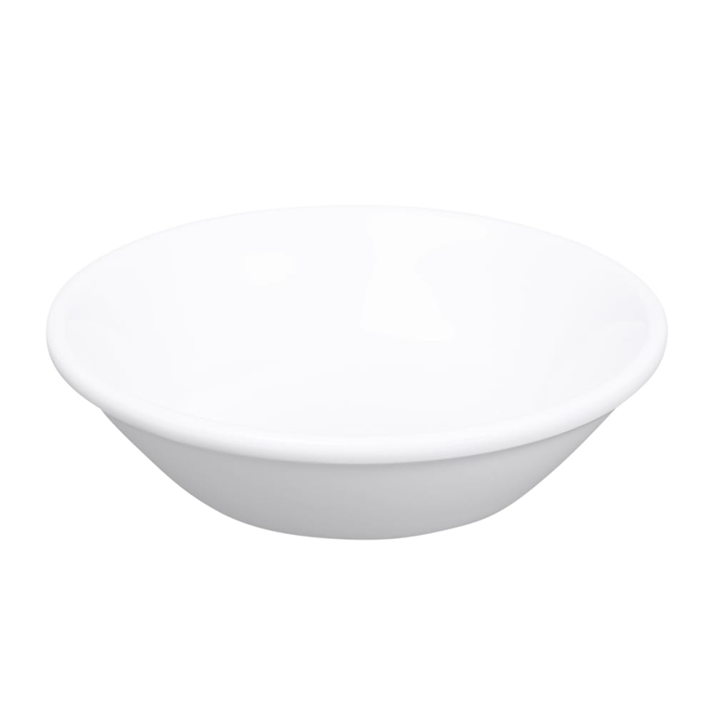 701-D40MW 5 oz Round Melamine Monkey Dish, White