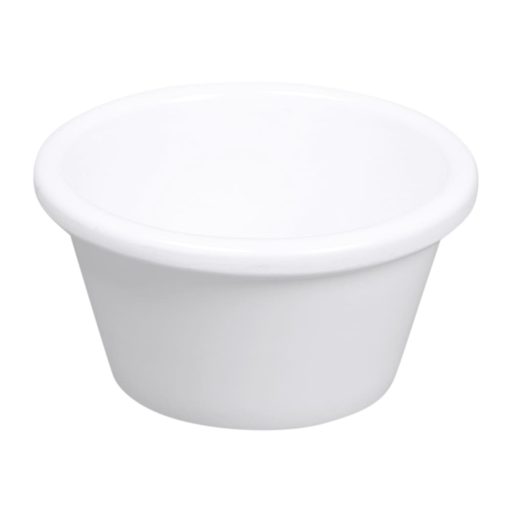 701-R3SMW 3 oz Melamine Ramekin, White