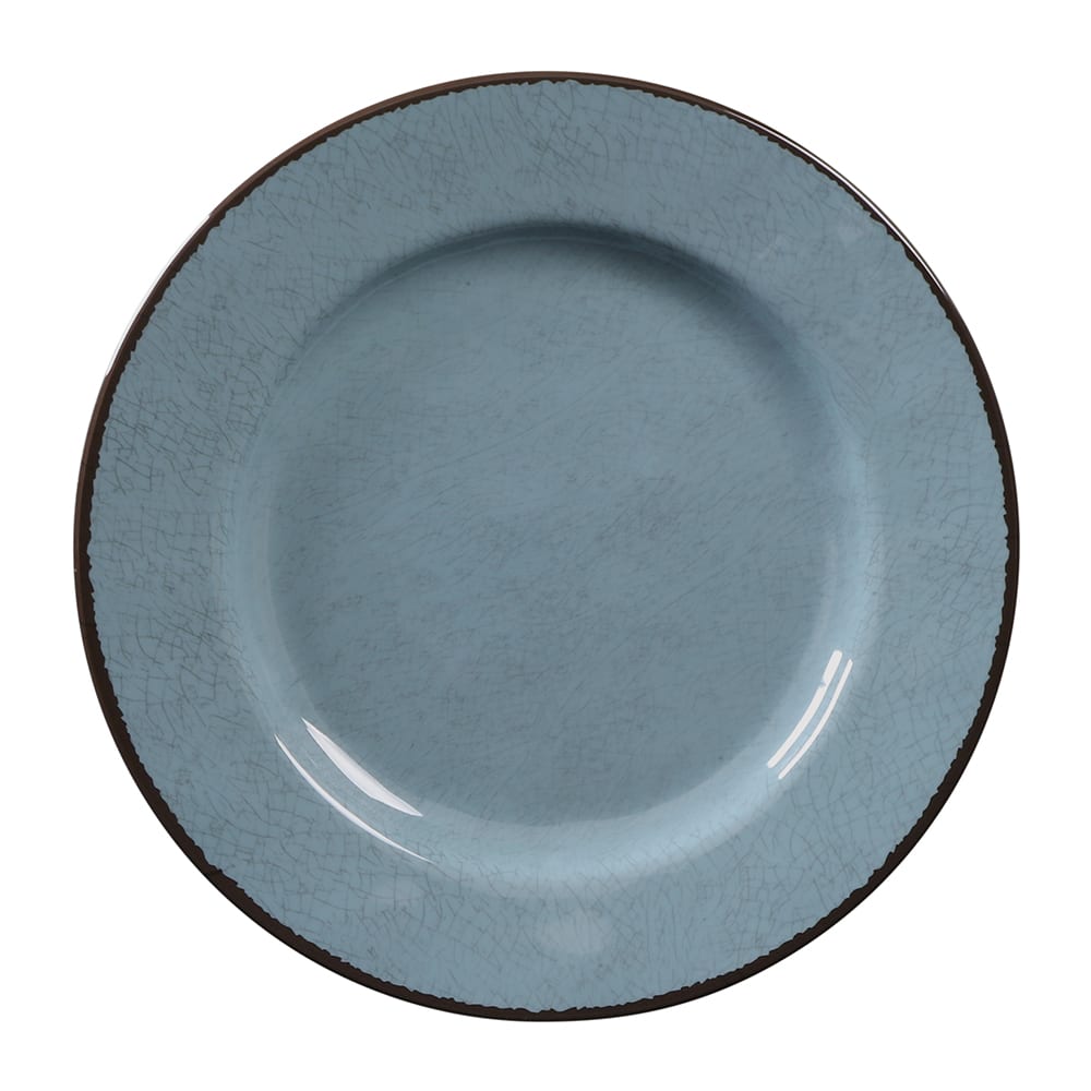 701-D1025MCB 10 1/2" Round Melamine Dinner Plate, Cameo Blue