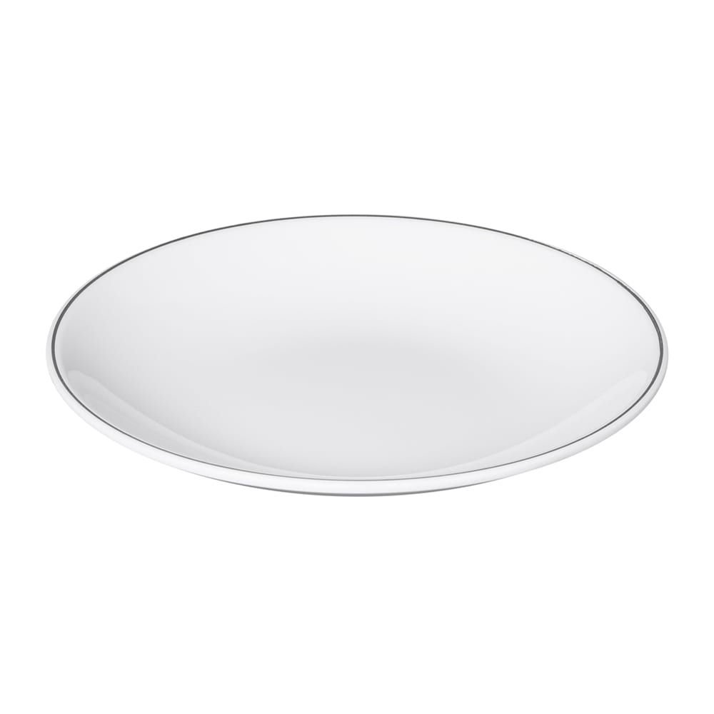 701-D1106LW 6 1/4" Round Melamine Dessert Plate, White
