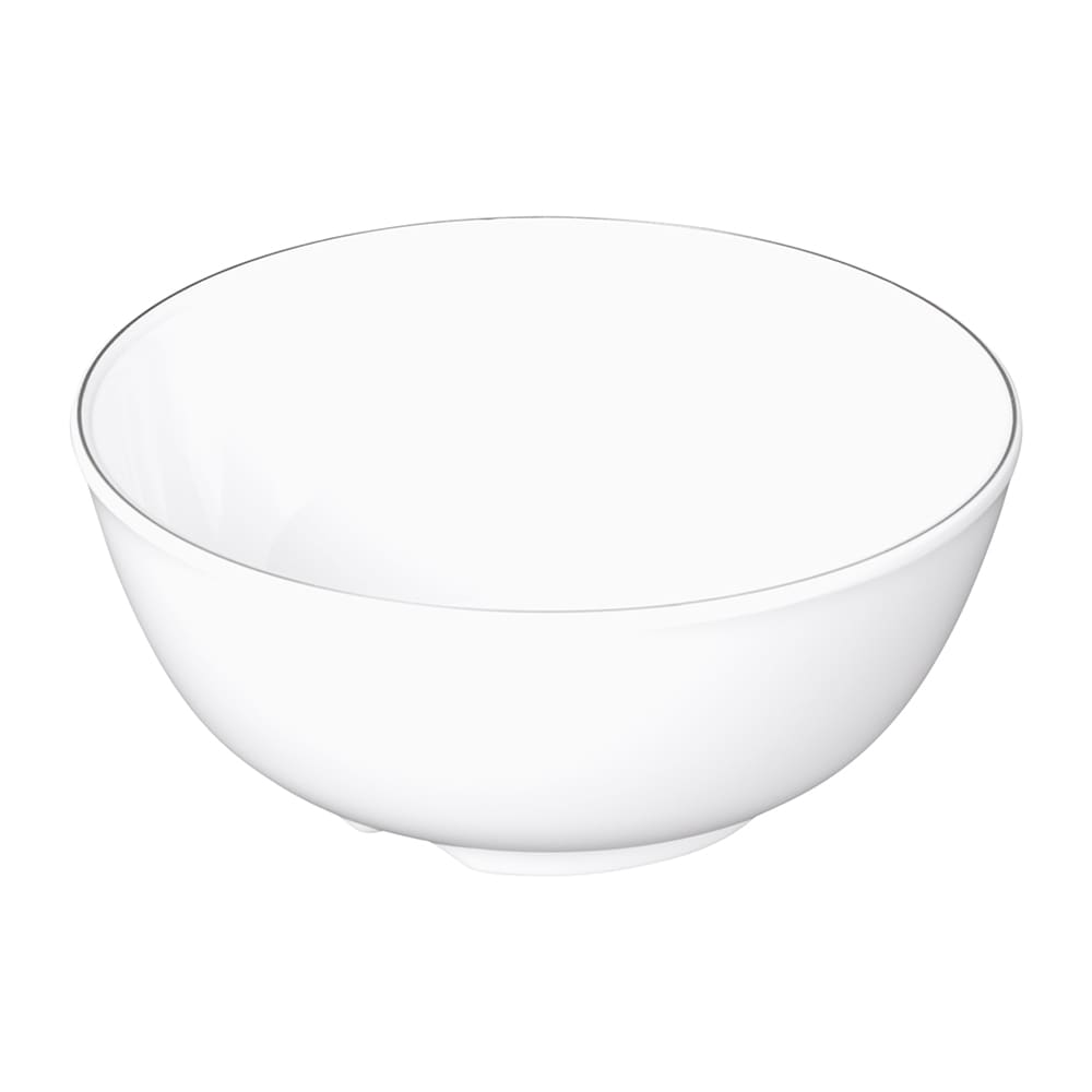 701-KD506LW 18 oz Round Melamine Bowl, White