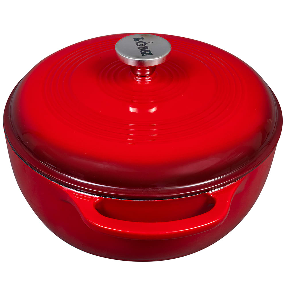 Lodge Cast Iron Dutch Oven - Red, 6 qt - Food 4 Less