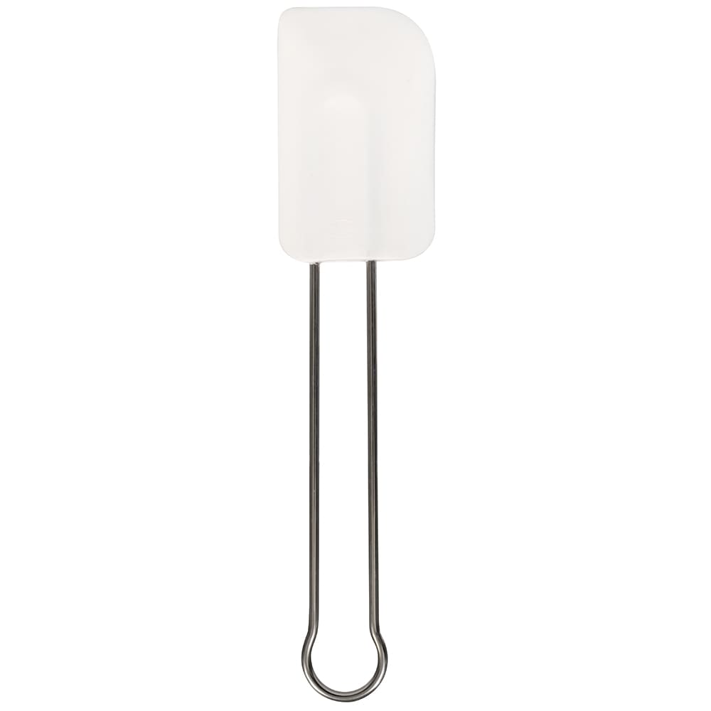 165-12460 12 5/8" Spatula w/ Silicone Blade & Wire Handle, White