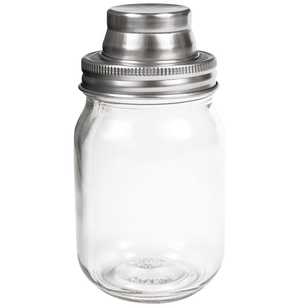 229-MJS14 14 oz Glass Bar Cocktail Shaker, Clear