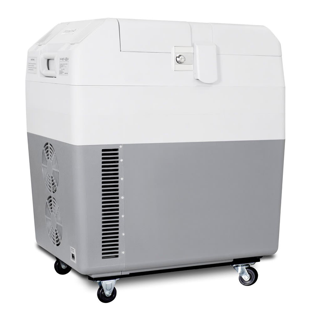 162-SPRF36M2 1 cu ft Portable Medical Refrigerator/Freezer w/ Handles - Gray, 115v
