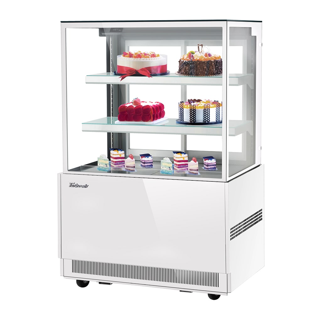 083-TBP3654NNW 35 3/8" Full Service Bakery Case w/ Straight Glass - (3) Levels, 115v