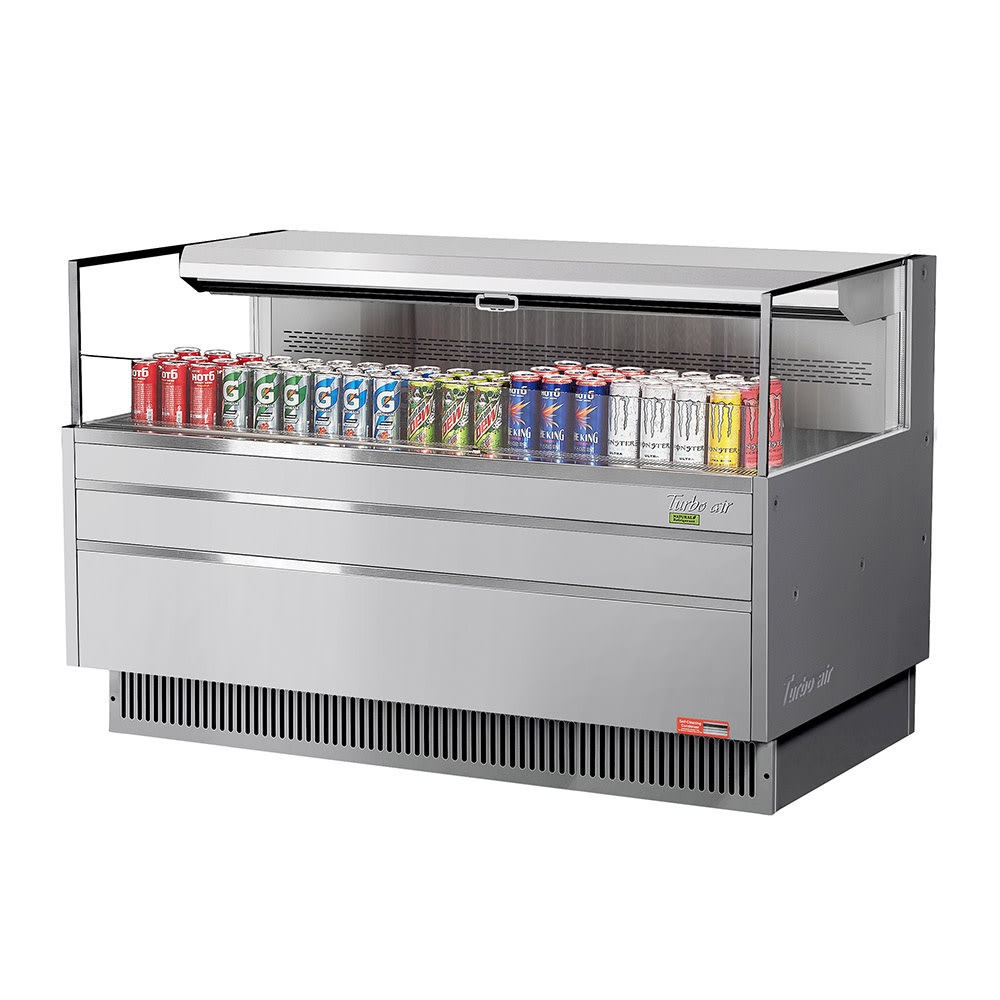 083-TOM60LUFS1SN 58 3/4" Horizontal Open Air Cooler w/ (1) Level, 115v