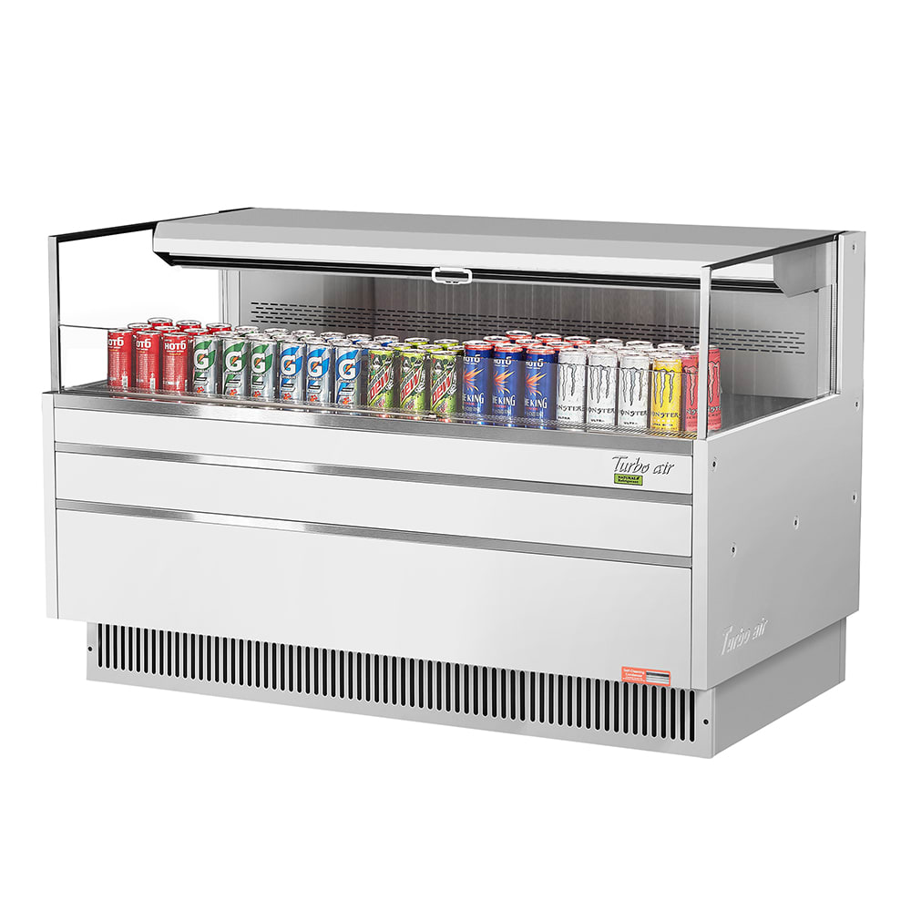 083-TOM60LUFW1SN 58 3/4" Horizontal Open Air Cooler w/ (1) Level, 115v