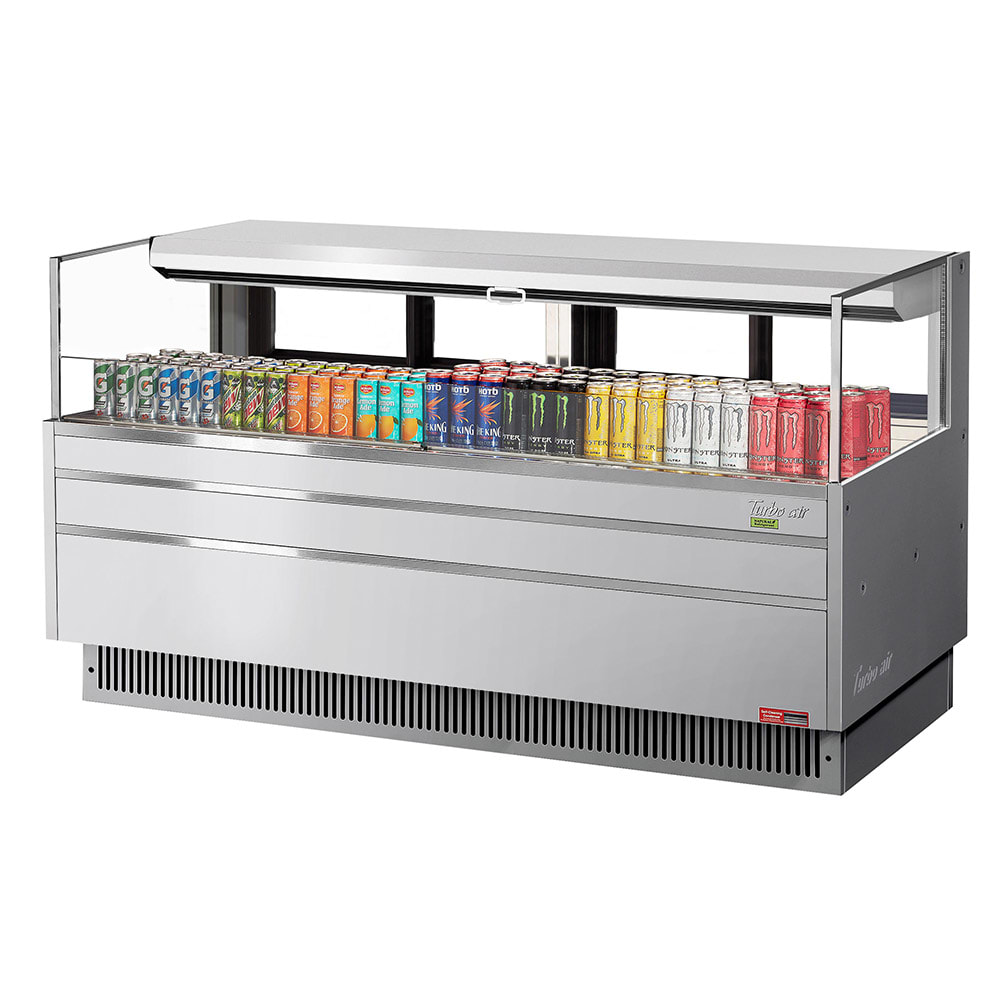 083-TOM72LUFDS1SN 70 3/4" Horizontal Open Air Cooler w/ (1) Level, 220v/1ph