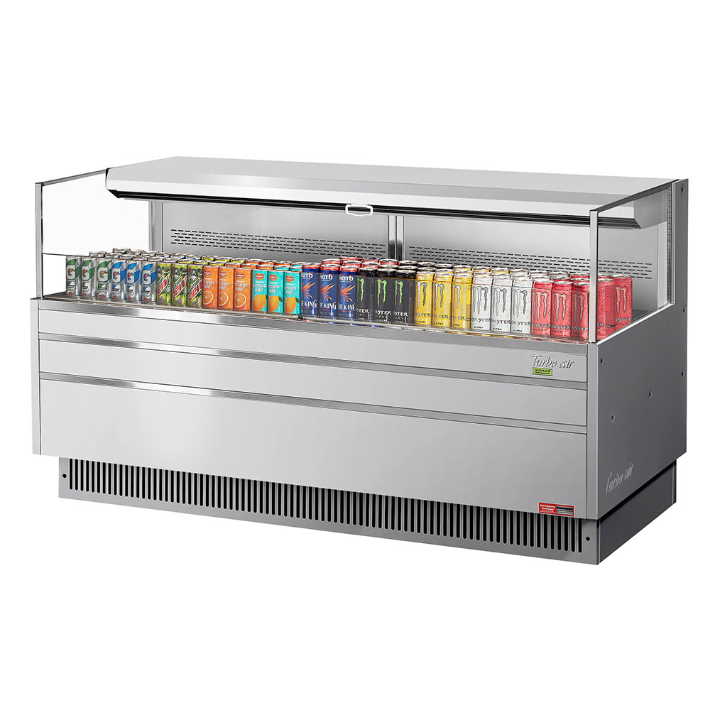 083-TOM72LUFS1SN 70 3/4" Horizontal Open Air Cooler w/ (1) Level, 220v/1ph