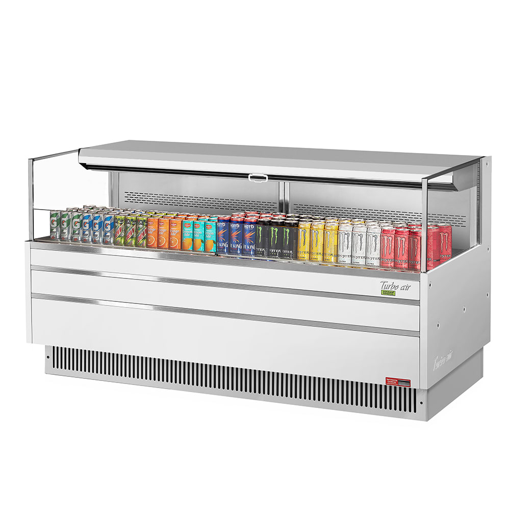 083-TOM72LUFW1SN 70 3/4" Horizontal Open Air Cooler w/ (1) Level, 220v/1ph