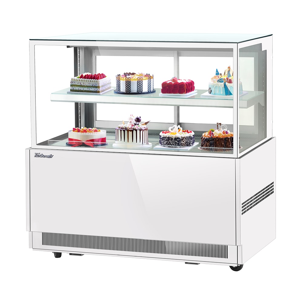 083-TBP6046NNW 59" Full Service Bakery Case w/ Straight Glass - (2) Levels, 115v