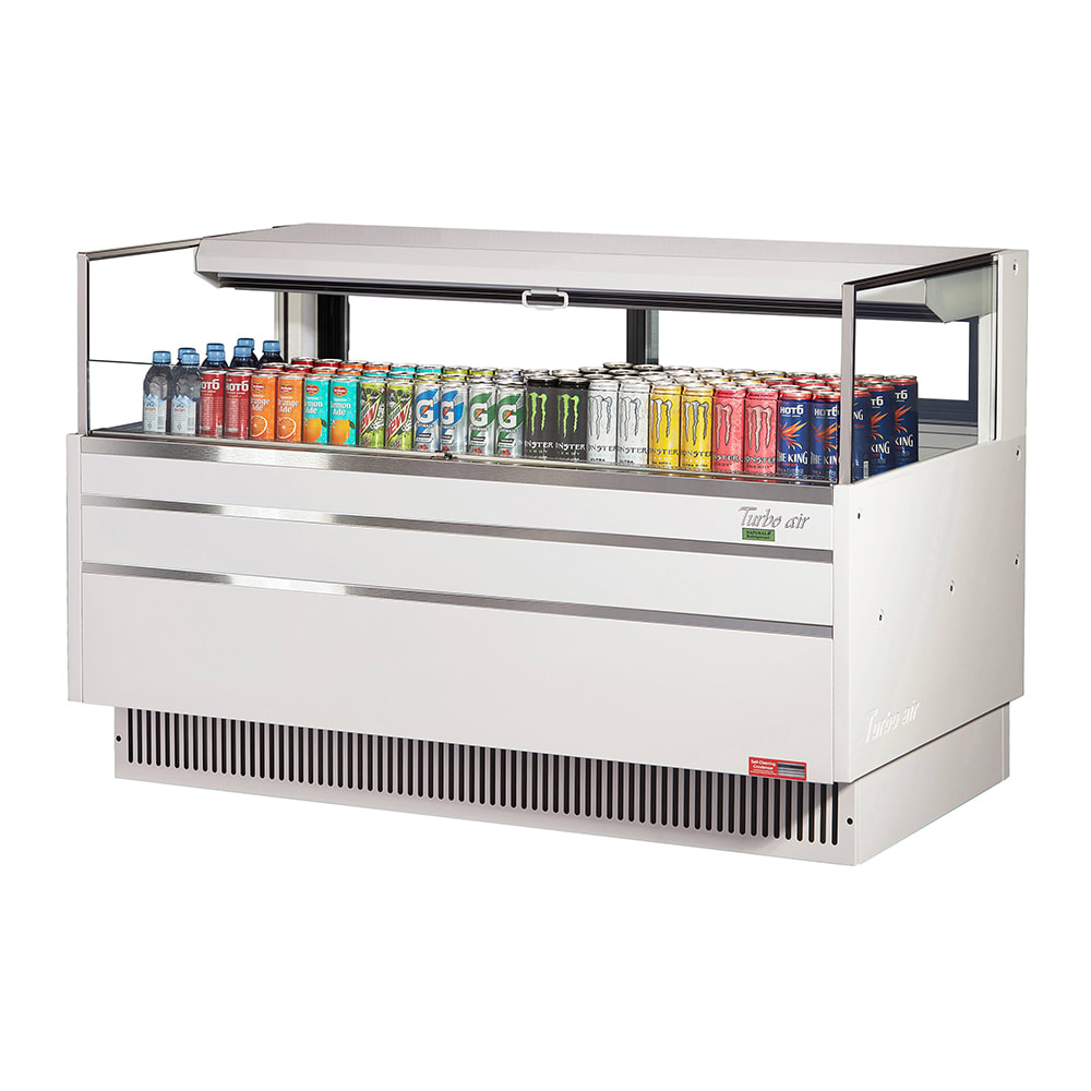 083-TOM60LUFDW1SN 58 3/4" Horizontal Open Air Cooler w/ (1) Level, 115v