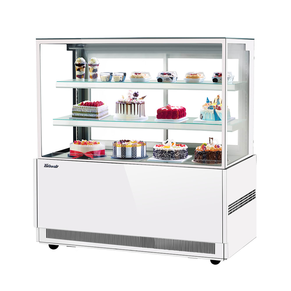 083-TBP6054NNW 59" Full Service Bakery Case w/ Straight Glass - (3) Levels, 115v