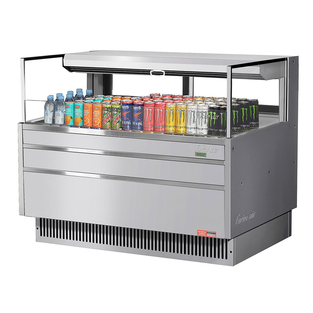 083-TOM48LUFDS1SN 46 3/4" Horizontal Open Air Cooler w/ (1) Level, 115v