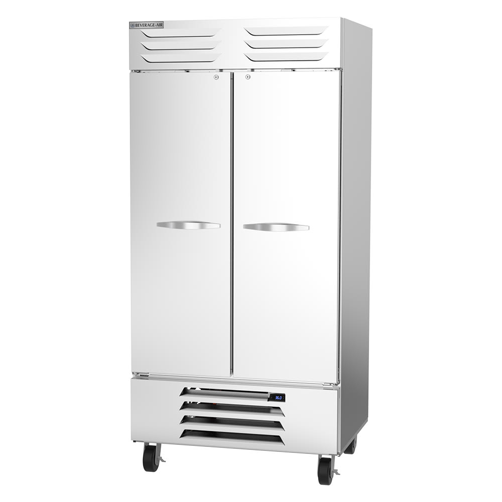 118-RB35HC1S 39 1/2" Two Section Reach In Refrigerator - (2) Left/Right Hinge Solid Doors, 1...