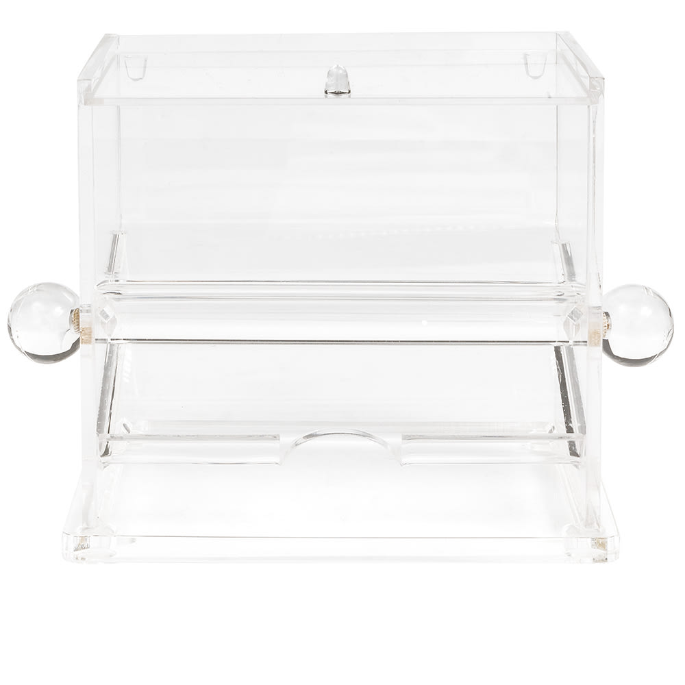 Tablecraft 226 Single Sided Stir Stick Dispenser - Clear