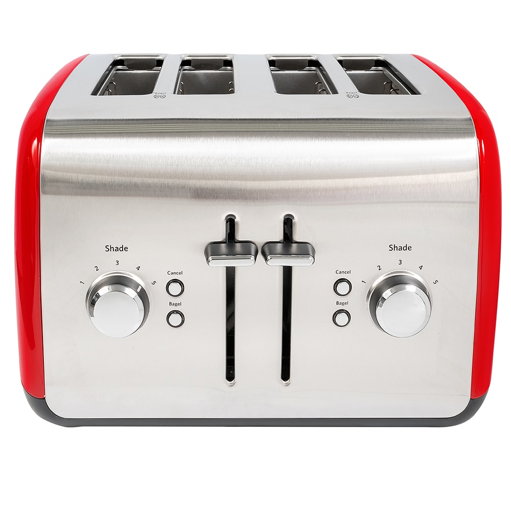 KitchenAid 4-Slice Toaster with Manual High-Lift Lever, Brushed Stainless  Steel