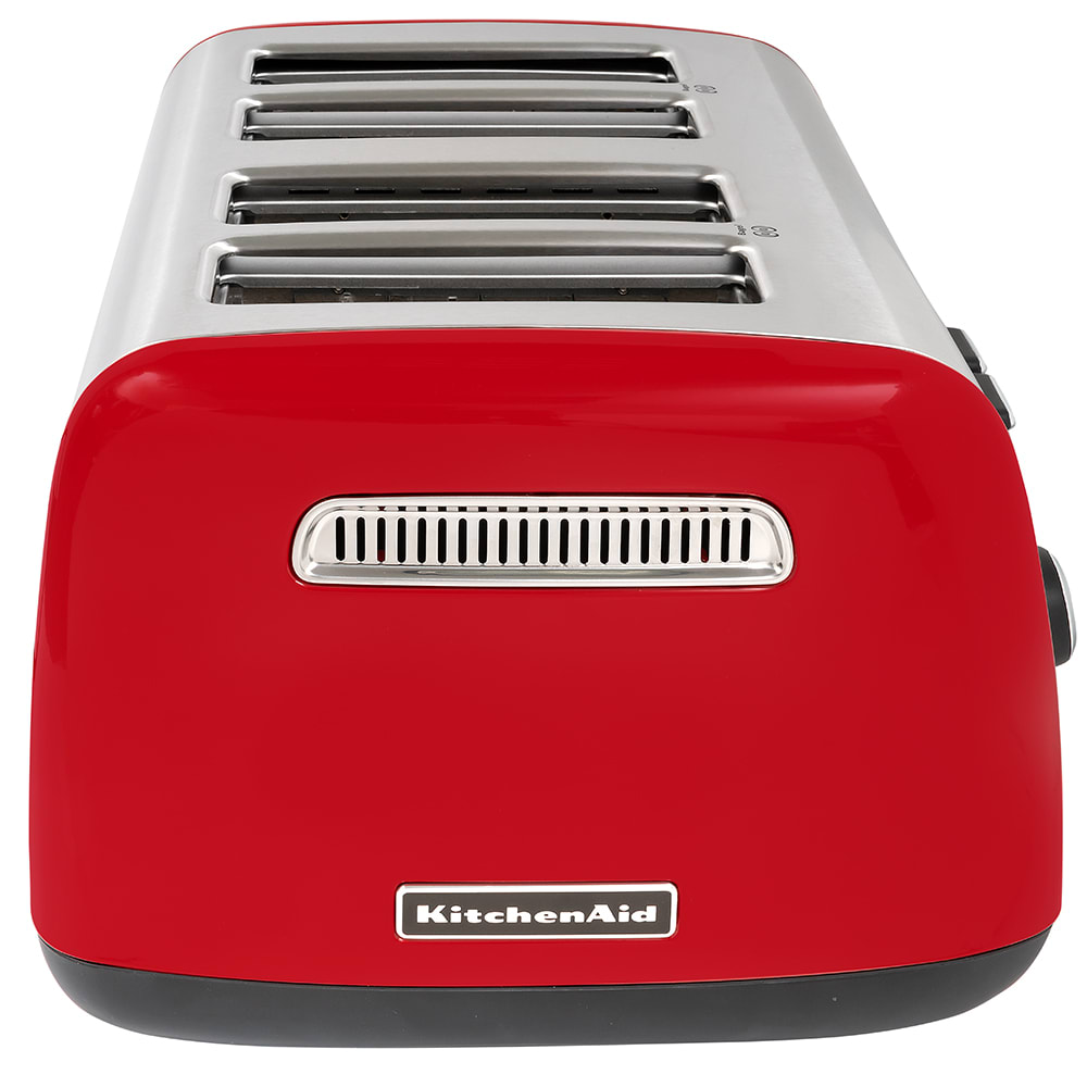 4-Slice Toaster with Manual High-Lift Lever Empire Red KMT4115ER