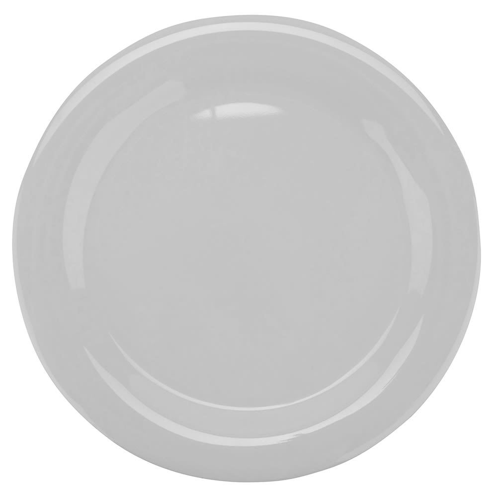 284-NP10DW 10 1/2" Round Melamine Dinner Plate, White