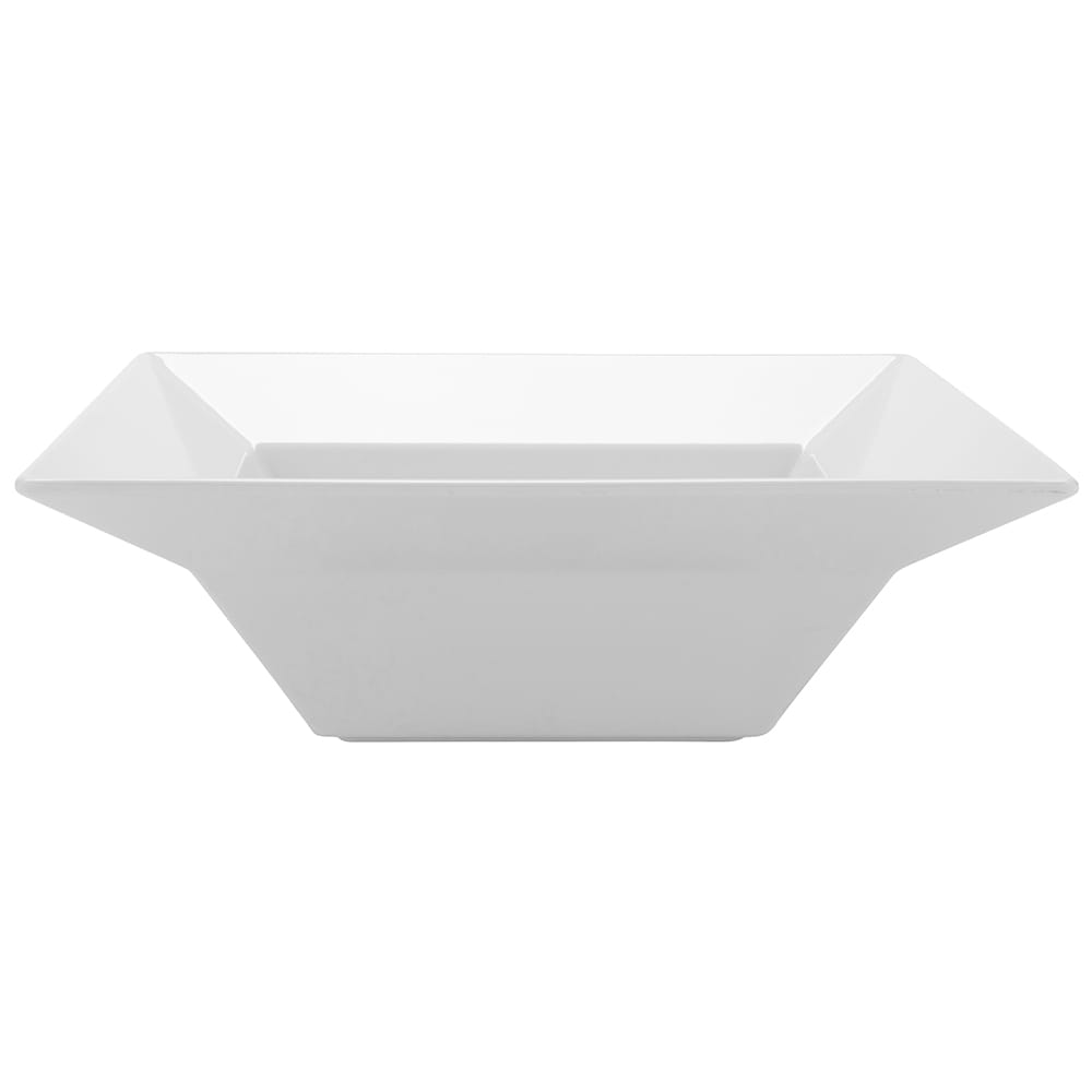 284-ML245W 3 4/5 qt Square Melamine Serving Bowl, White