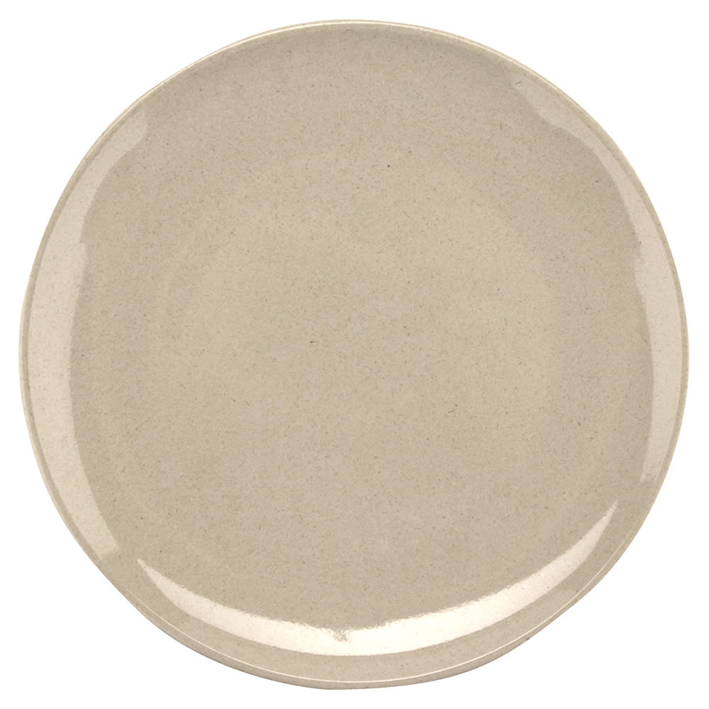 284-BAM16100 7 3/4" Round Melamine Salad Plate, Beige