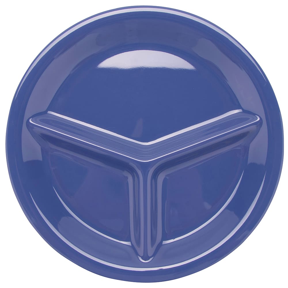 284-CP10PB 10 1/4" Round Melamine Dinner Plate, Blue