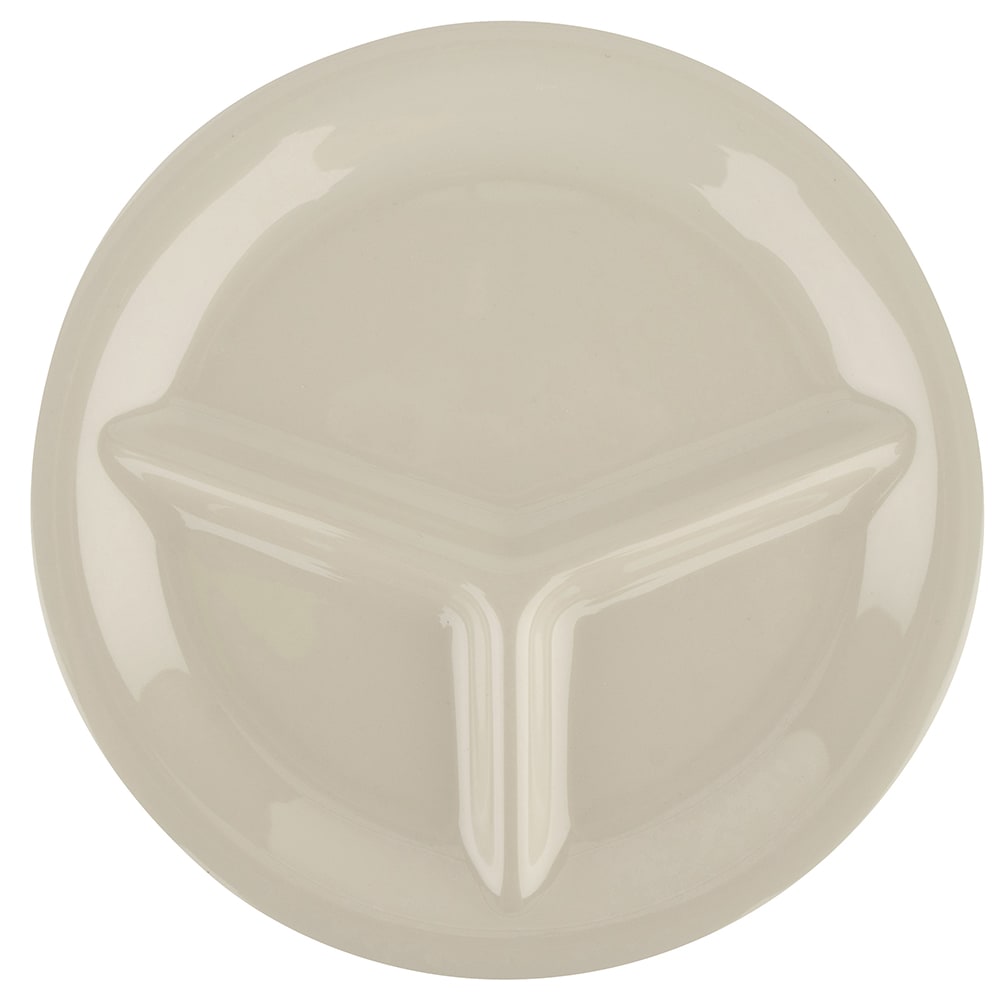 284-CP10DI 10 1/4" Round Melamine Dinner Plate, Ivory