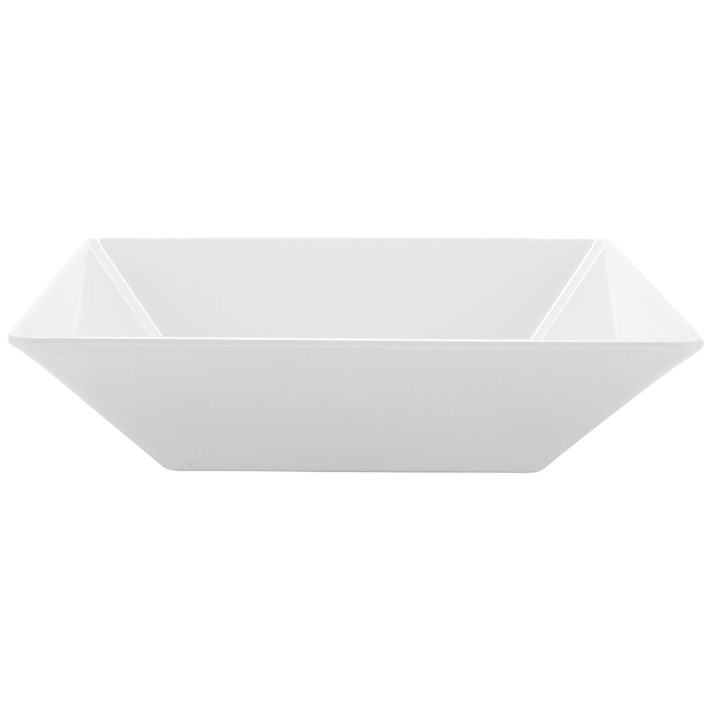 284-ML247W 10" Square Pasta Bowl w/ 2 1/2 qt Capacity, Melamine, White